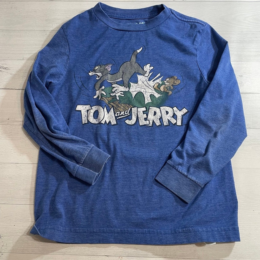 Tom & Jerry old navy kids long sleeve shirt youth small